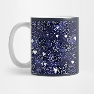 Swirls of valentines hearts for valentines day Mug